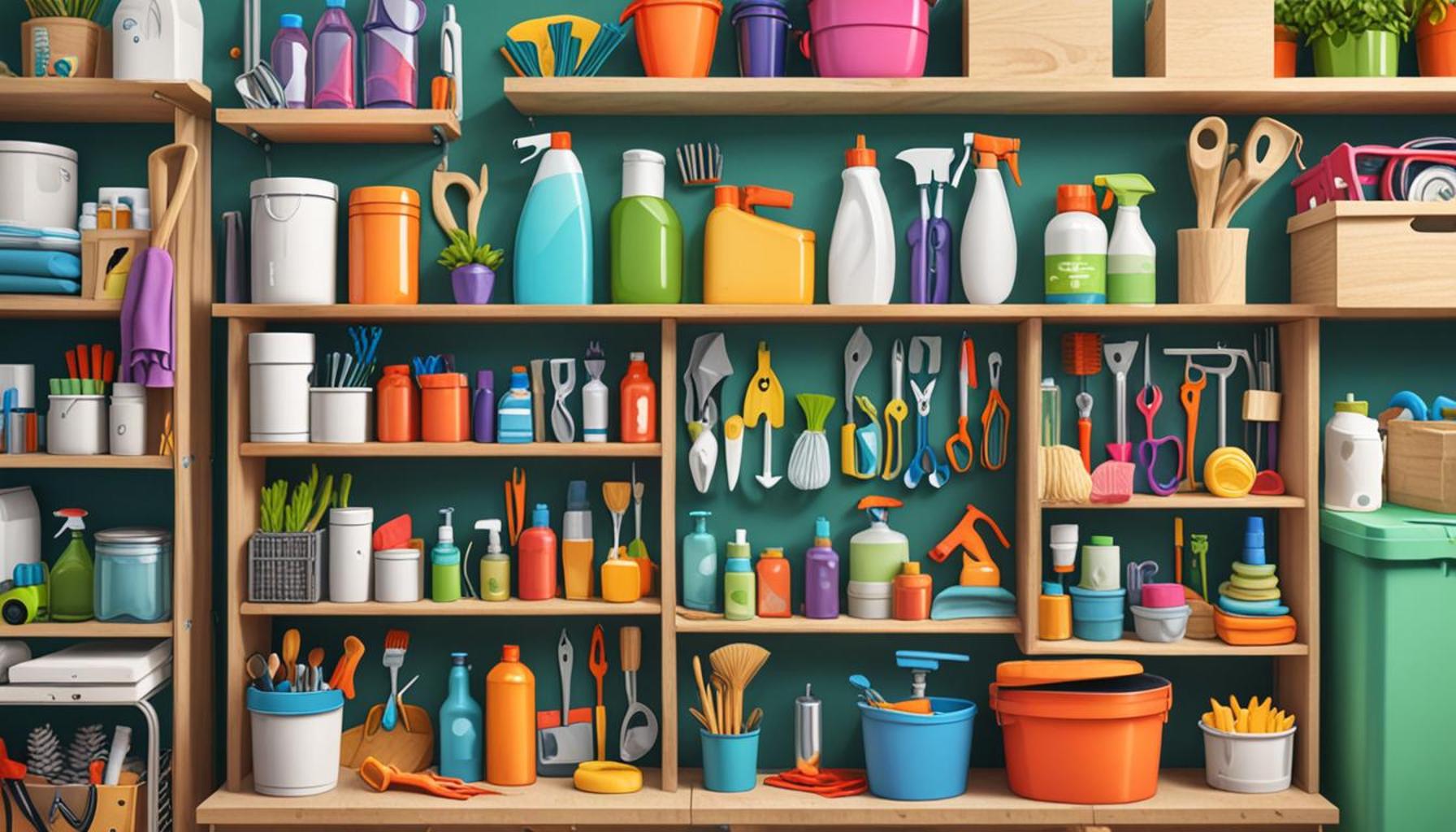 How to Use Sustainable and Eco-Friendly Storage Solutions to Organize Tools and Cleaning Products